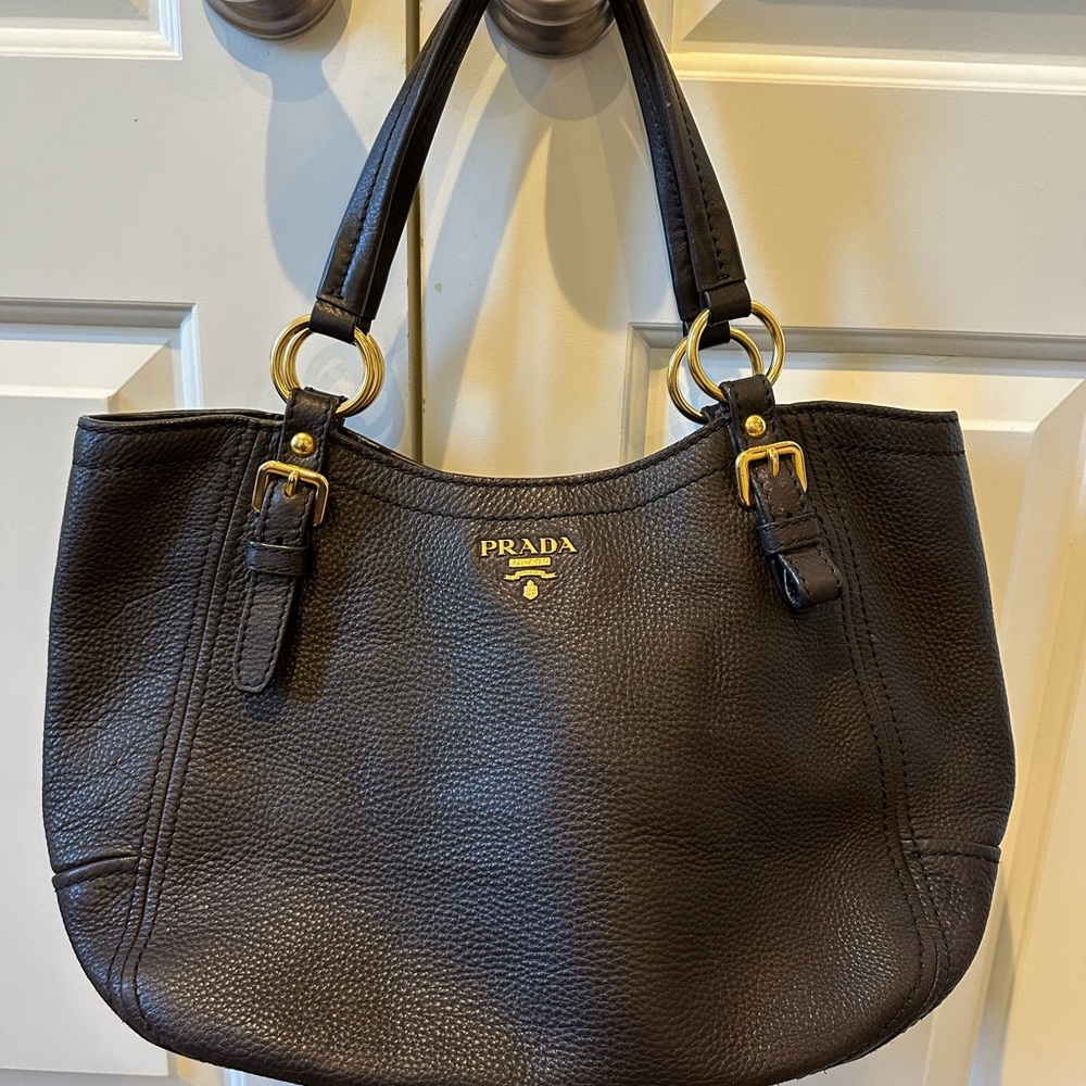 Authentic Prada Leather shoulder bag